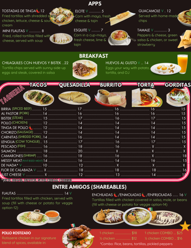 Picositos Mexican Restaurant menu 5